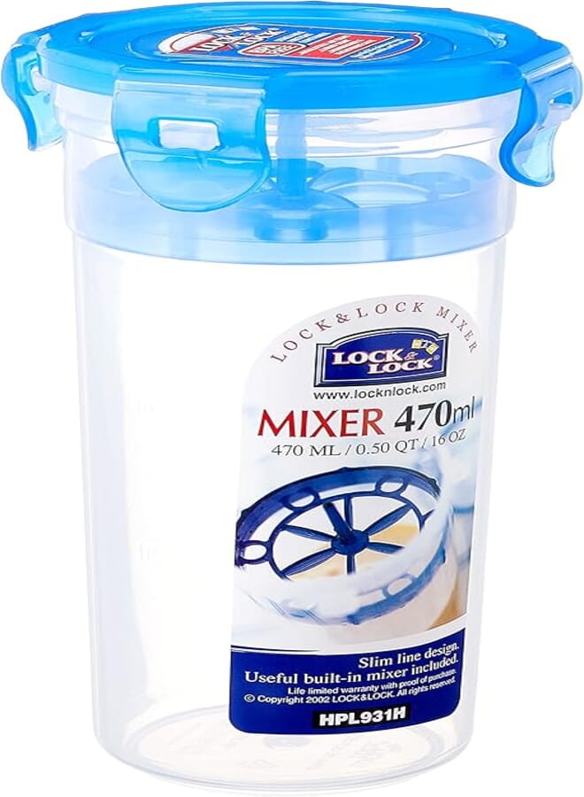 LocknLock Lock & Lock Round Mixer Plastic Container 470ml