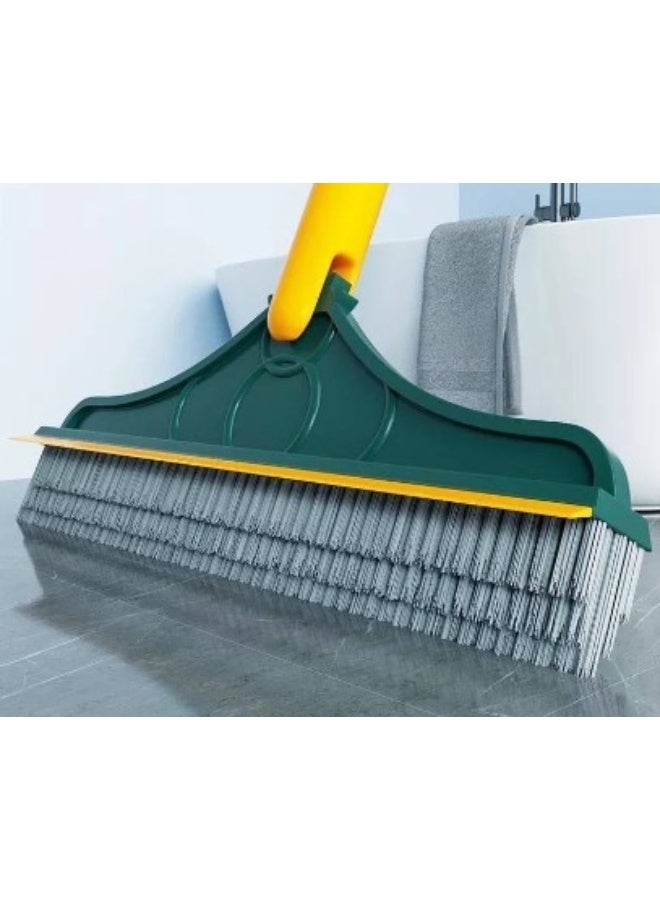 2-in-1 Tile Brush and Squeegee (23 cm, Movable Head) - Image 1