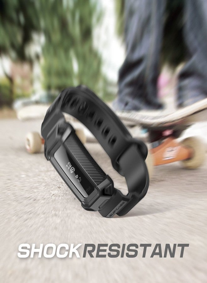 سوبكيس سوار SUPCASE Unicorn Beetle Pro مع حافظة لساعة Fitbit Alta HR/Fitbit Alta (أسود) - Image 5