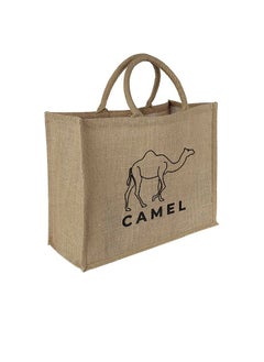 Generic Burj Khalifa line art Print Jute Tote Shopping Bags Waterproof Coating With Soft Handle - 2 SETS  - Image 5