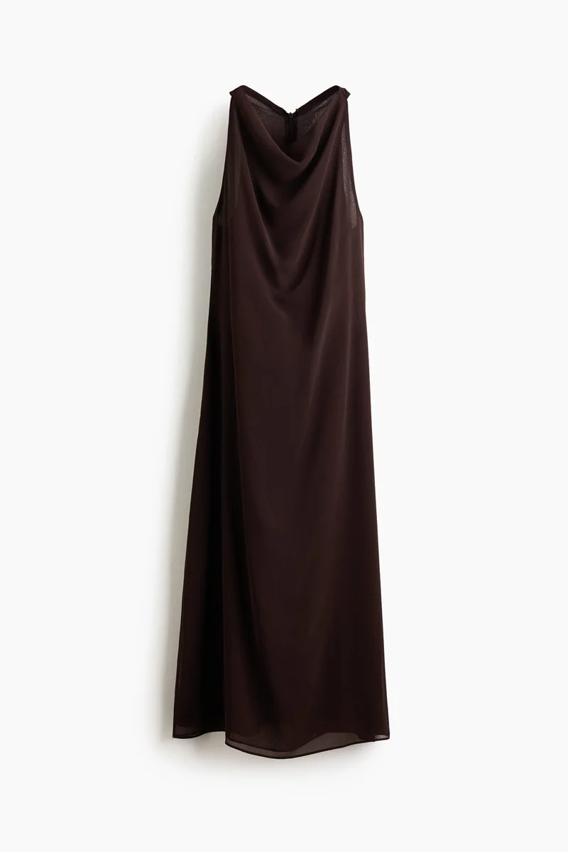 H&M Sleeveless cowl-neck dress