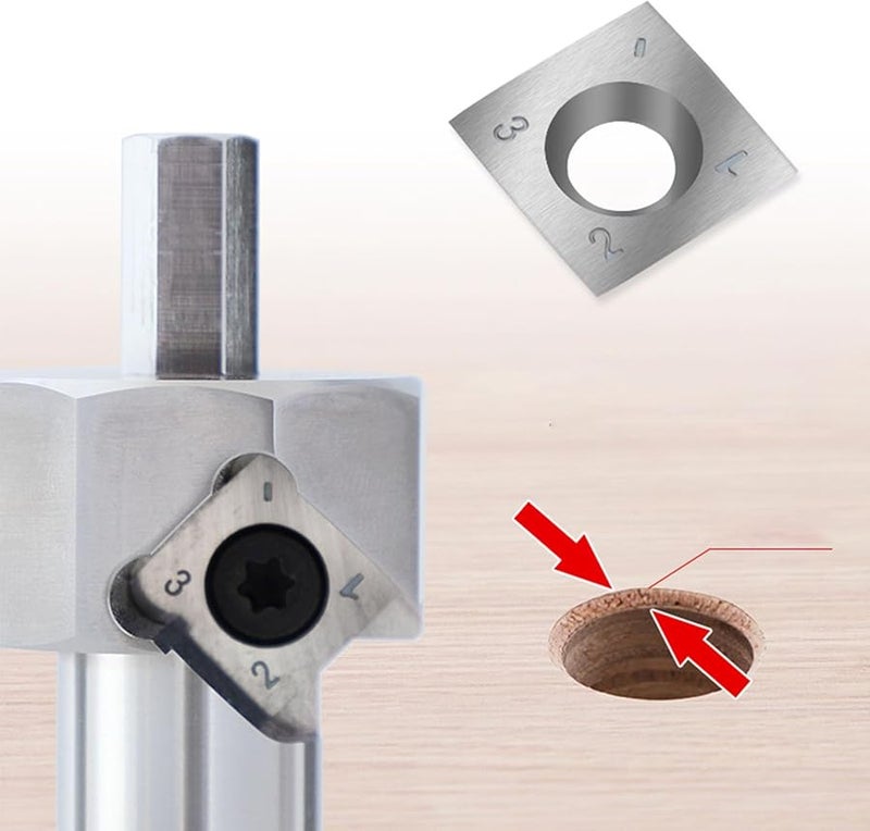 T10 Alloy Blade Dog Hole Chamfer Reamer Tool 9mm Hex Shank For Standard Electric Drills - Image 4