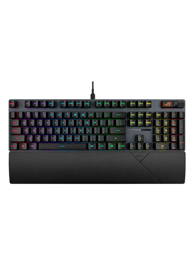 Rog Youxia 2 Rx Pbt Edition Mechanical Keyboard, Wired Gaming Keyboard, Rx Red Switch, Rgb Backlight, Waterproof And Dustproof Keyboard, 104 Keys, Black - Image 5