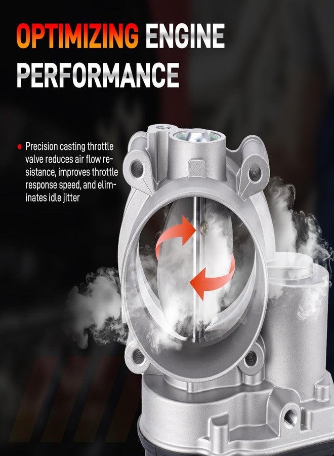 GDUKOP Electronic Throttle Body, Compatible with Ford F-150 Mustang 2011-2017 Explorer Edge 2011-2018 Flex Taurus Transit-150 250 350 Lincoln Continental MKS MKZ MKT MKX Replace# 977-328 AT4Z9E926A - Image 4
