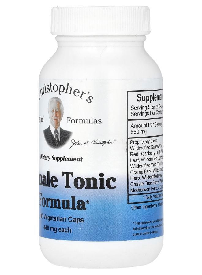 Christopher's Original Formulas تركيبة تونك للنساء 440 ملغ 100 كبسولة نباتية - Image 2