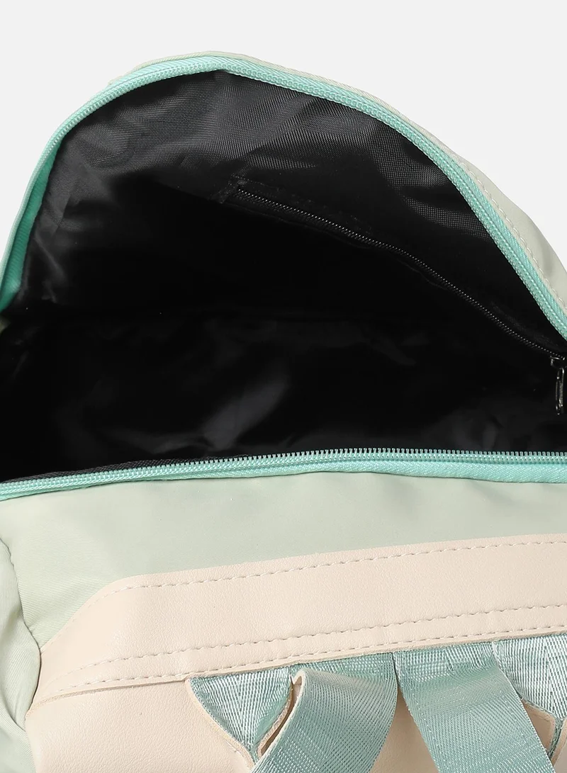 Haute Sauce  Zea White & Green Backpack  | Best Price UAE