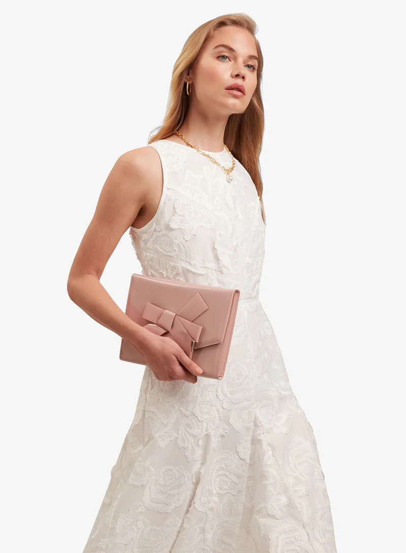 تيد بيكر Nikkey Knot Bow Envelope Pouch