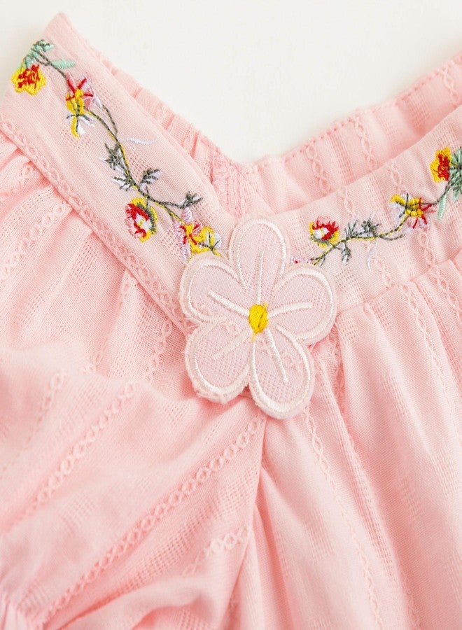 Curipeer Toddler Girls Pink Shirt Summer Casual Puff Short Sleeve Blouse Tops for Baby Girl - Image 5