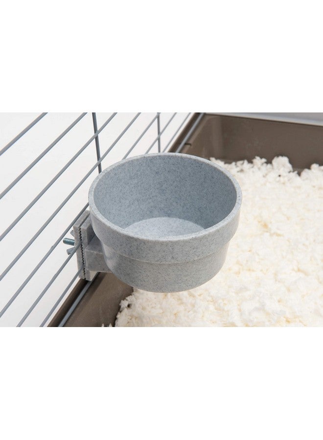 Lixit Quick Lock Removable Cage Bowls for Rabbits, Birds, Dogs, Cats, Gunea Pigs and Other Small Animals. (20oz, Granite) - Image 4