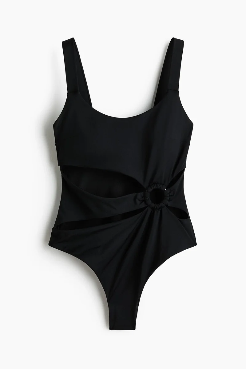 H&M Padded-cup High Leg Swimsuit