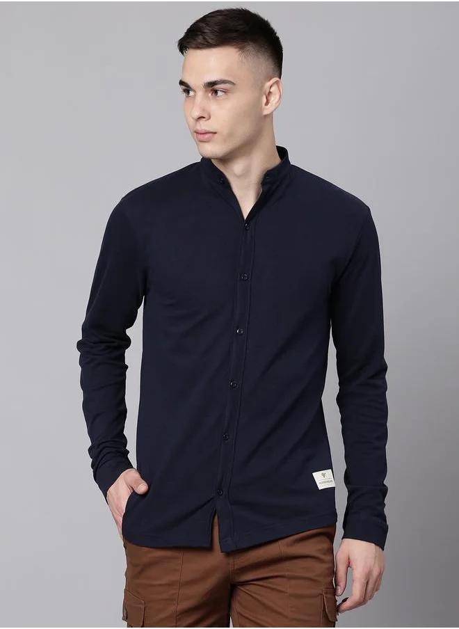 هوبرهولمي Navy Shirt For Men