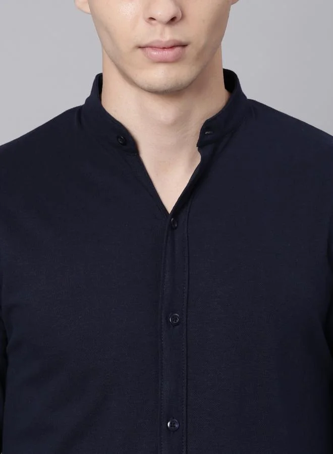 Hubberholme Navy Shirt For Men