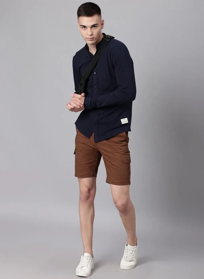 Hubberholme Navy Shirt For Men