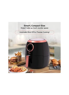Balzano 5.6L/XXL Air Fryer With Rapid Air Technology, 10 Preset Programs, Digital Control Panel, 1800W, Plastic, AF716, Rose Collection  - Image 4