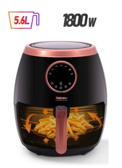 Balzano 5.6L/XXL Air Fryer With Rapid Air Technology, 10 Preset Programs, Digital Control Panel, 1800W, Plastic, AF716, Rose Collection  - Image 1