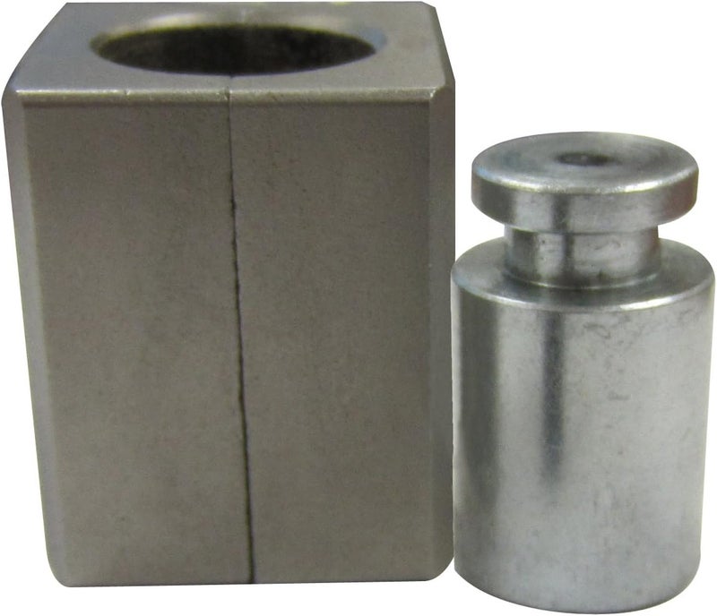 Mastercool 71099-TC Silver 3/8" Transmission Cooling Line Die and Adapter Set for GM