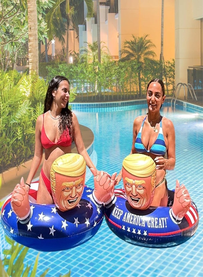 NinoStar MAKE SUMMER Time GREAT AGAIN - with Donald Trump, American Pool Float #TrumpFloat - Image 5