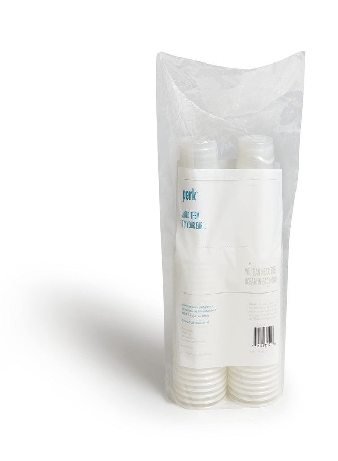 Perk Plastic Cold Cups, 12 Oz, 50 Count Disposable Cups for Cold Beverages, Clear - Image 3