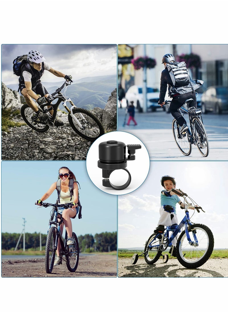 SYOSI Concealed Bike Bell for Apple AirTag, Bike GPS Tracker, AirTag Bike Mount, Classic Loud Sound of Black Bells, Fits 0.87 to 1 Inch Bike Handlebars Best Gifts for Teen Boys Girls  - Image 5