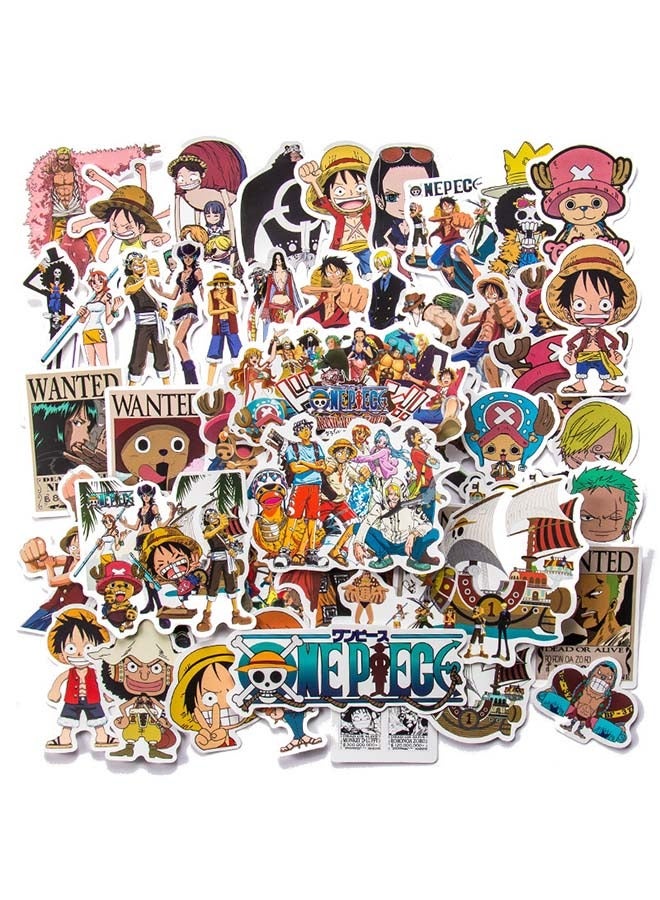 50 قطعة واحدة لوفي خربش ملصقات - Image 2