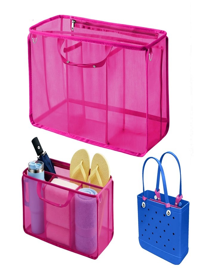 BestStone Organizer Inserts for Bogg Bag Accessories - Lightweight Mesh Divider Pouch for Easy Organization, Perfect for the Medium Bogg Bags and Beach Totes - Image 1
