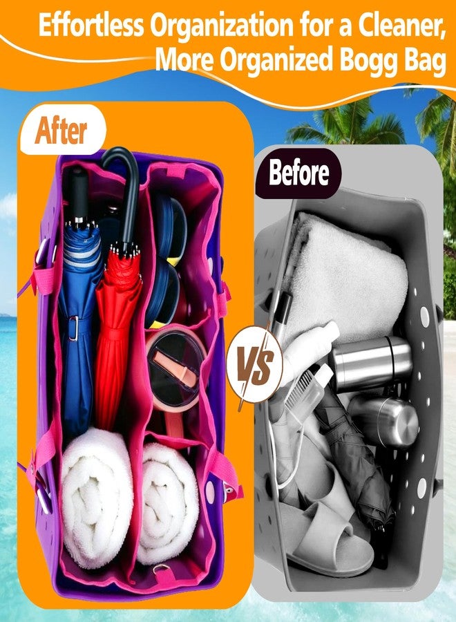 BestStone Organizer Inserts for Bogg Bag Accessories - Lightweight Mesh Divider Pouch for Easy Organization, Perfect for the Medium Bogg Bags and Beach Totes - Image 3