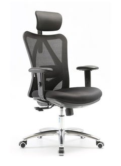 Mahmayi Sihoo M18 Office Desk Chair, Ergonomic Computer Office Chair with Adjustable Headrest and Lumbar Support,High Back Executive Swivel Chair Black