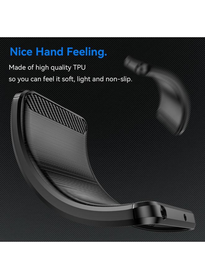 erorex Case For OPPO Reno13 Global Carbon Fiber Brushed Texture TPU Phone Case - Image 4