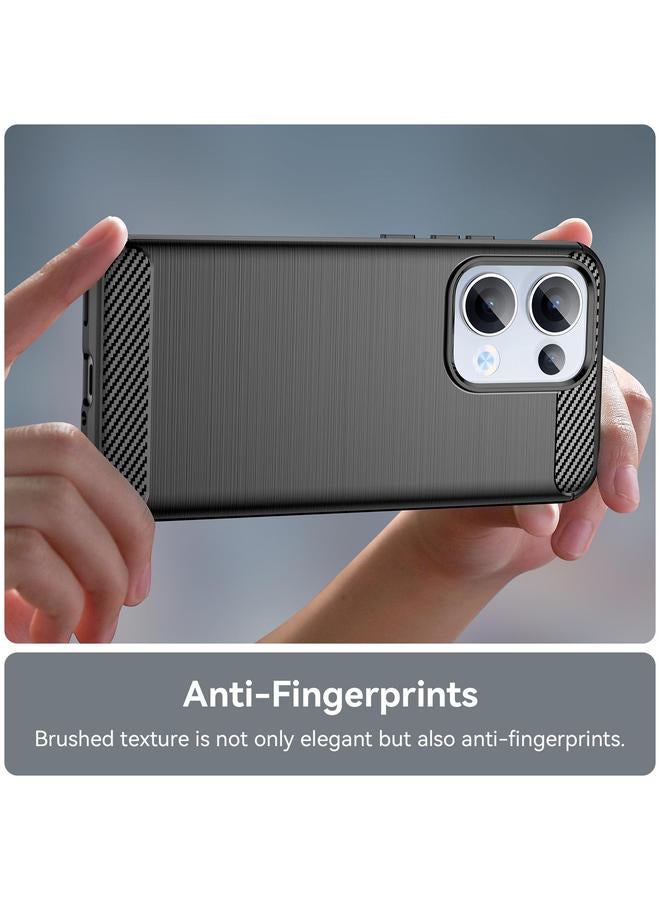 erorex Case For OPPO Reno13 Global Carbon Fiber Brushed Texture TPU Phone Case - Image 5