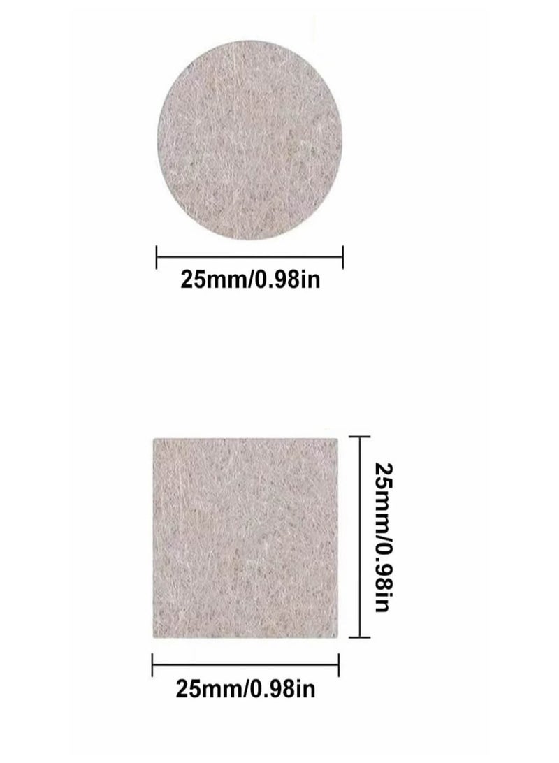 96Pcs Felt Furniture Pads 5mm Thicken Furniture Floor Protectors Felt Pads for Furniture  Anti Scratch Floor Protectors for Chair Leg Furniture Feet Wood Floor Protectors - Image 2