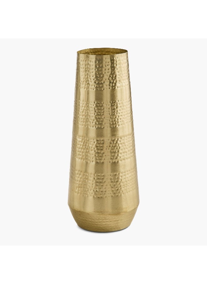 Home Box Avya Metal Hammered Floor Vase - 17x17x42 cm  - Image 5