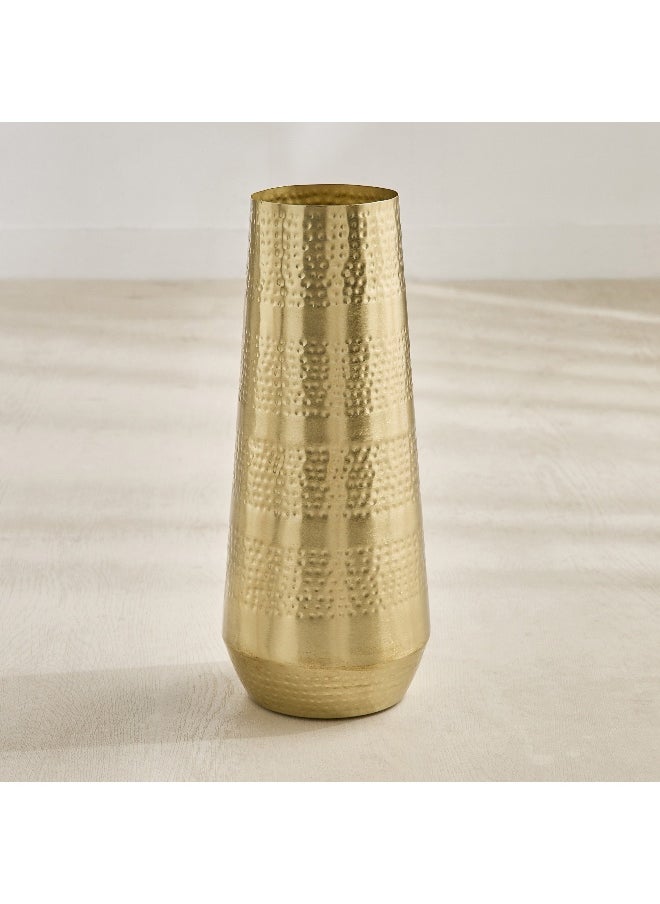 Home Box Avya Metal Hammered Floor Vase - 17x17x42 cm  - Image 2