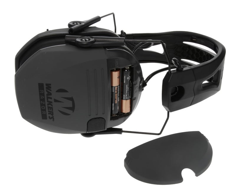 Walker's سماعات وولكرز رايزور تاكتي-غريب - رمادي حربي، حزام رأس سيليكون مركب عالي الأداء غير قابل للانزلاق - وضوح صوت طبيعي كامل نطاق ديناميكي 23NRR - Image 5