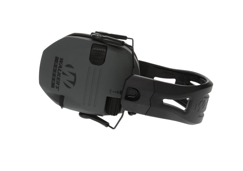 Walker's سماعات وولكرز رايزور تاكتي-غريب - رمادي حربي، حزام رأس سيليكون مركب عالي الأداء غير قابل للانزلاق - وضوح صوت طبيعي كامل نطاق ديناميكي 23NRR - Image 3