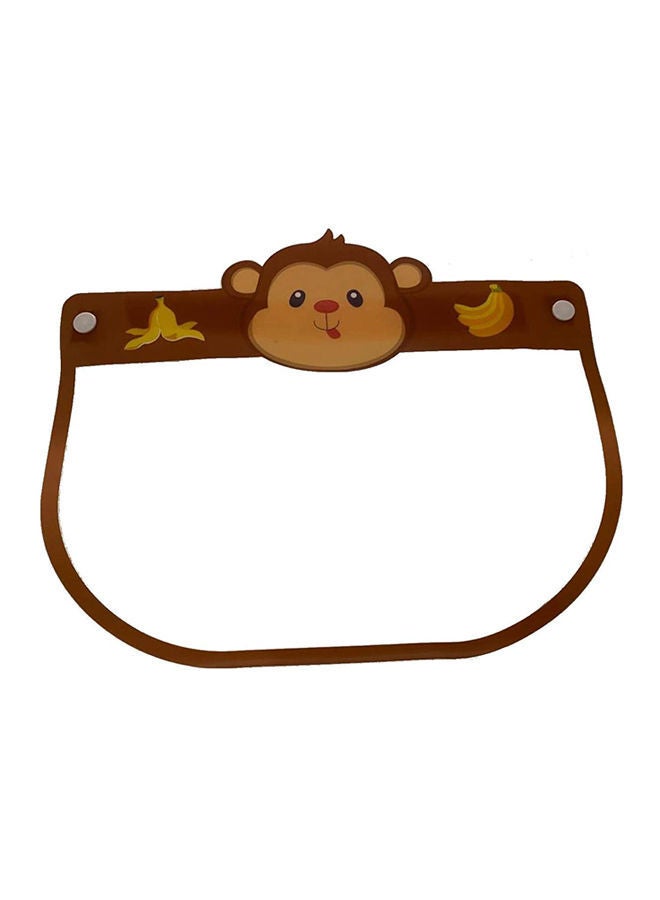 NIBEMINENT Monkey Print Face Shield - Image 1