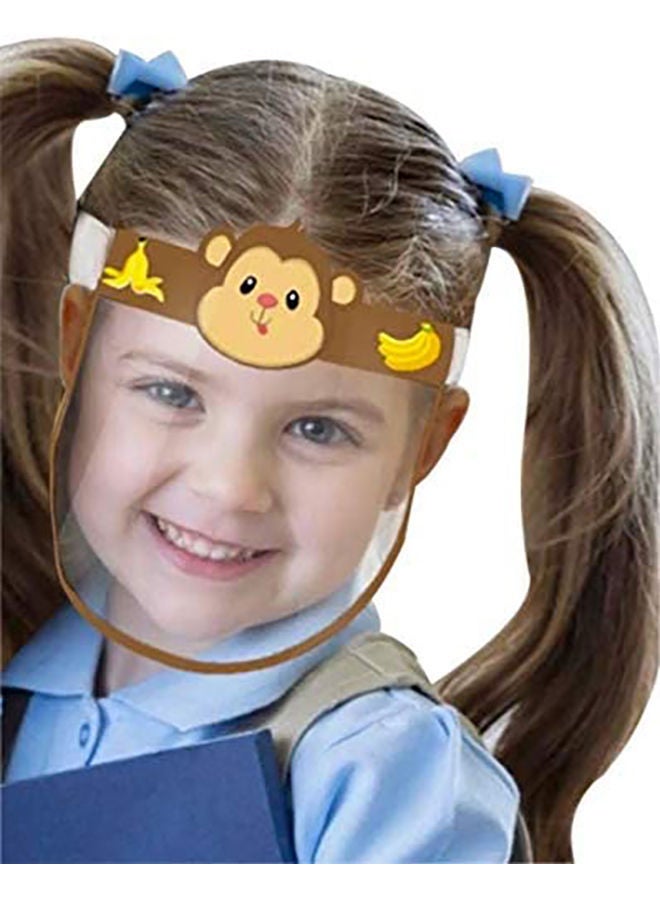 NIBEMINENT Monkey Print Face Shield - Image 2