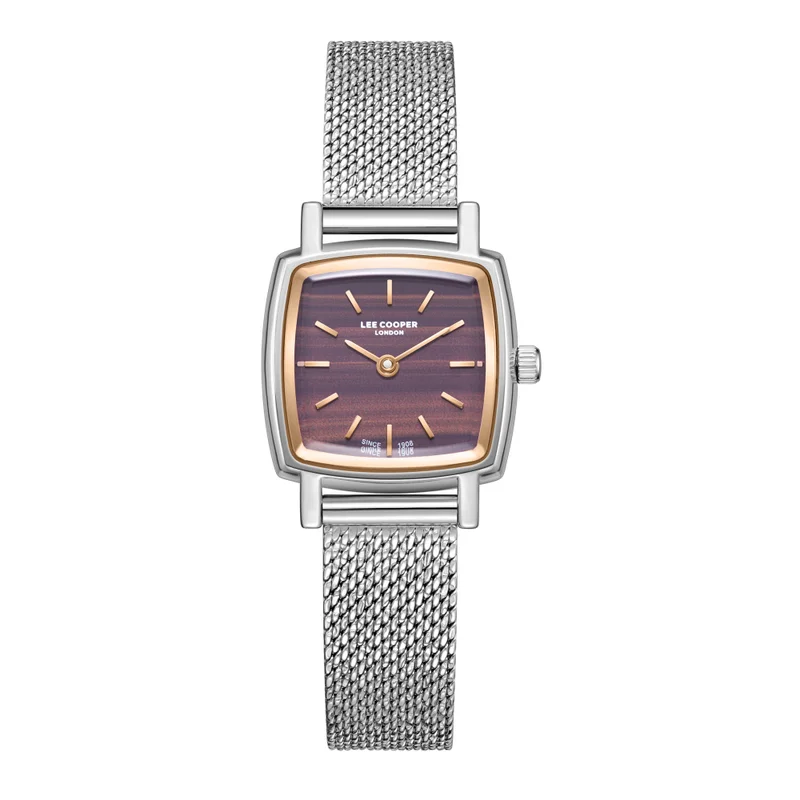 Lee Cooper Women's Mesh Analog Watch LC08280.540 - 23x29,5 mm