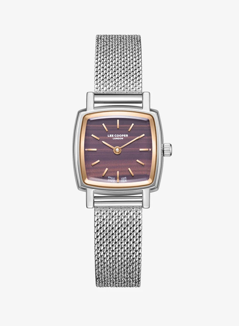 لي كوبر Women's Mesh Analog Watch LC08280.540 - 23x29,5 mm