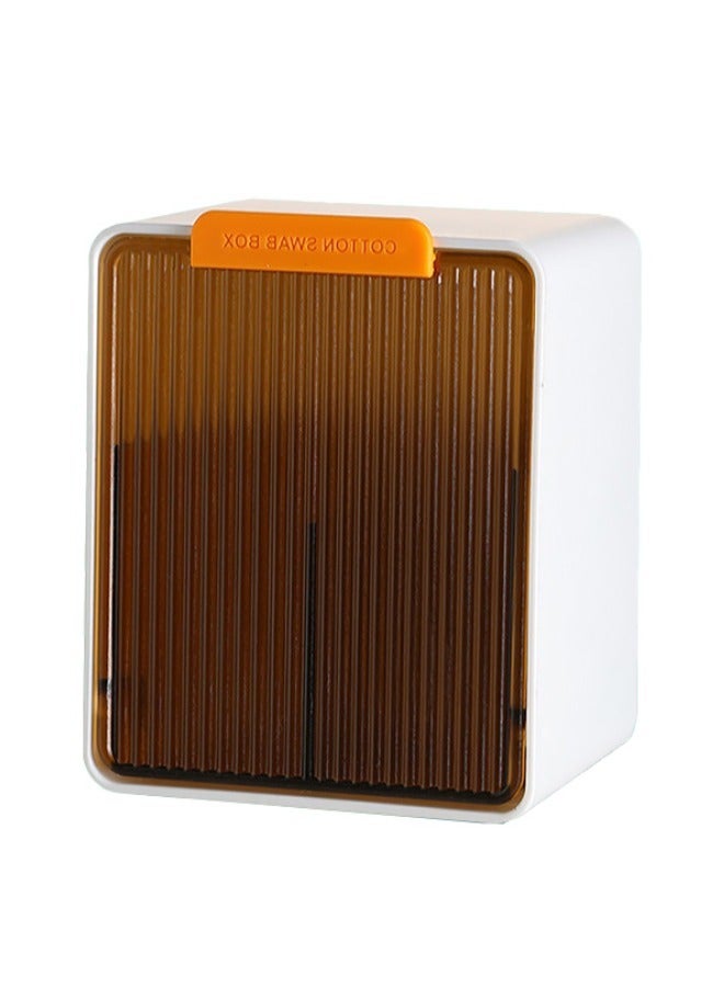 Wall-Mounted Storage Box, Multi-Functional Cotton Swab Box，Ideal for Storing Keys, Cosmetics, and Accessories - Image 1