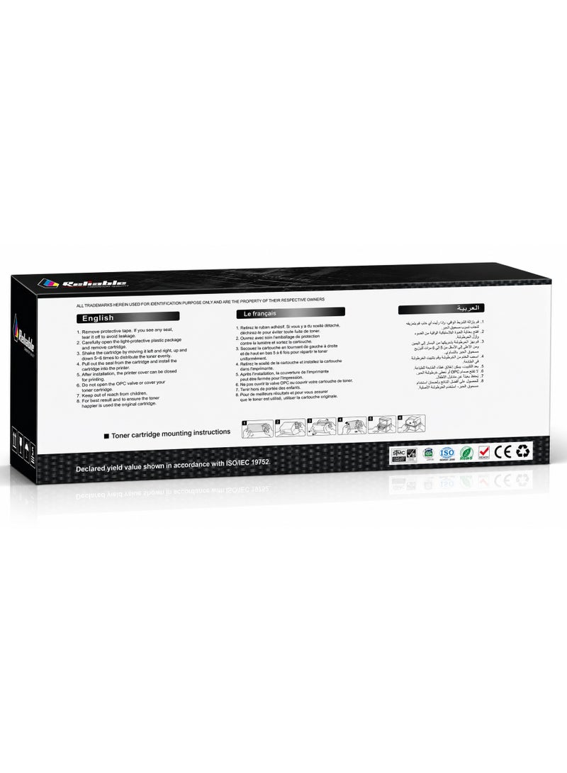 Reliable Compatible Magenta Toner Cartridge for HP Color LaserJet CP1213, Replaces HP 125A (CB543A), ~1400 Pages - Image 3