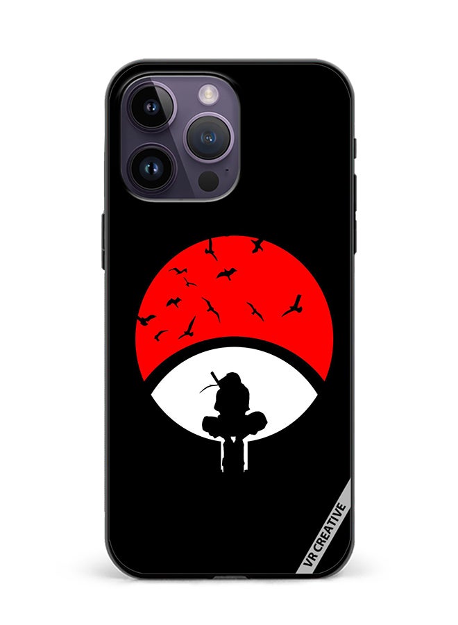 VR CREATIVE Protective Case Cover For Apple iPhone 16 Pro Itachi Moon Design Multicolour - Image 1