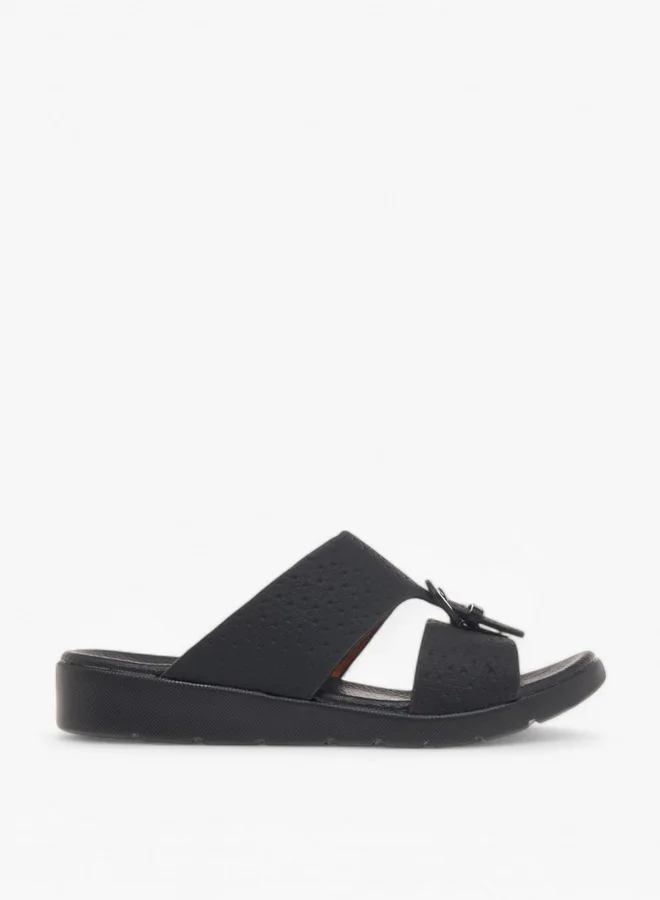 LBL by Shoexpress Buckle Accent Slip-On Arabic Sandals