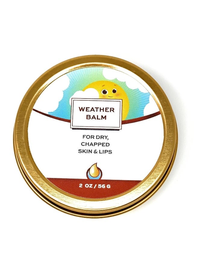 Punkin Butt Baby Weather Balm | Soothes and Protects Chapped Face Skin and Lips | Soft Vanilla Scent | 2 oz - Image 1