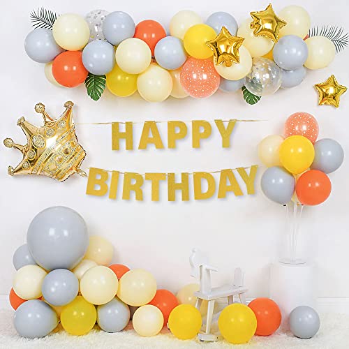 mifengda DIY Banner Kit with Letters Glitter Banner Letters Gold Customizable Birthday Banners Graduation Banner Custom Party Hanging Banner for Graduation Wedding Party Baby Shower Decoration (Gold) - Image 4