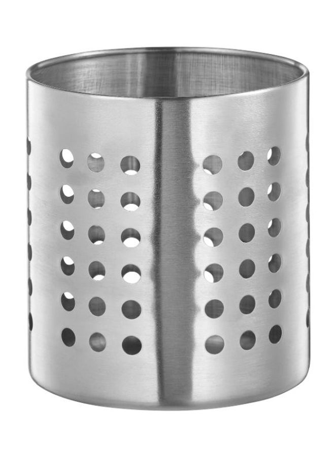 ORDNING Stainless Steel Cutlery Stand Silver 13.5centimeter - Image 1