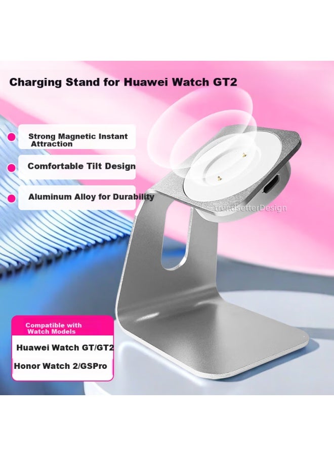 Trendsetter Magnetic Wireless Charger Stand For Huawei Watch Charging Dock Base Gt/Gt2/Gt2E Honor Watch 2/Gs3I/Gs3T/Gs Pro Smartwatch