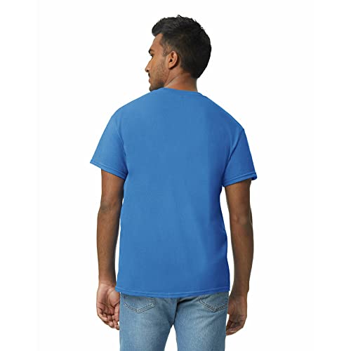 Gildan mens Heavy Cotton T-shirt, Style G5000, Multipack Shirt, Royal (2-pack), Medium US - Image 3