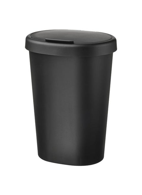 Bin With Lid, Black, 8 L