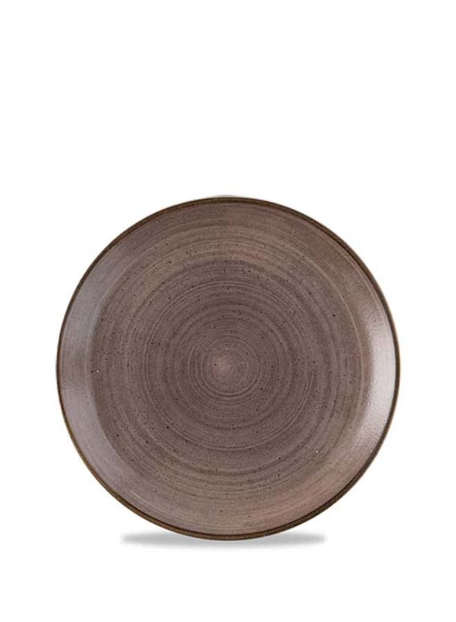 Churchill China (England) Churchill Stonecast Raw Brown Evolve Coupe Plate – 21.7cm 