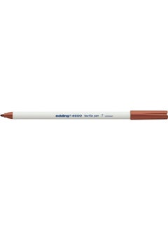 Edding 4600 Textile Fabric Coloring Pen Brown 